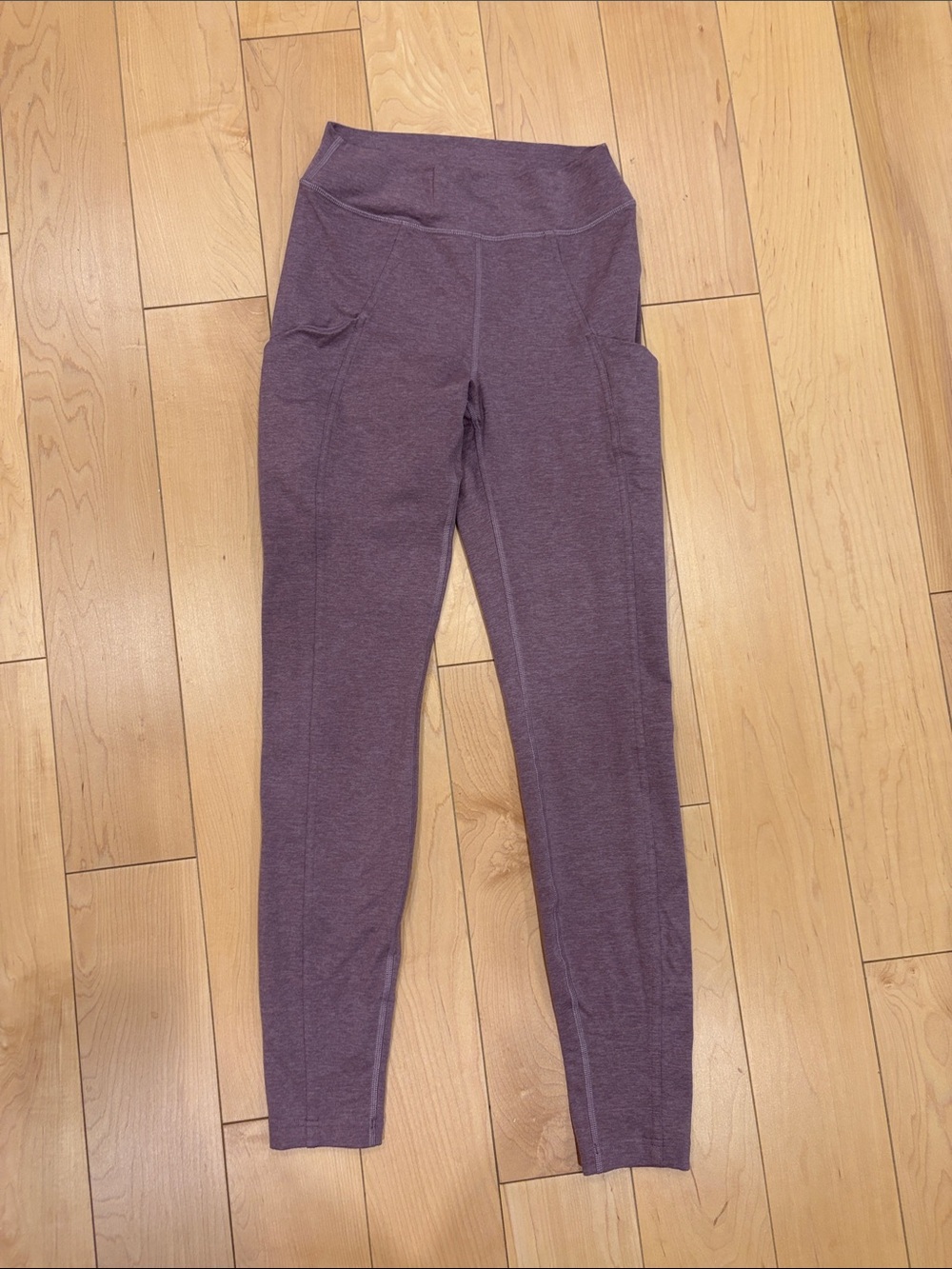 lululemon athletica Plum Purple High-Rise Leggings with Side Pockets